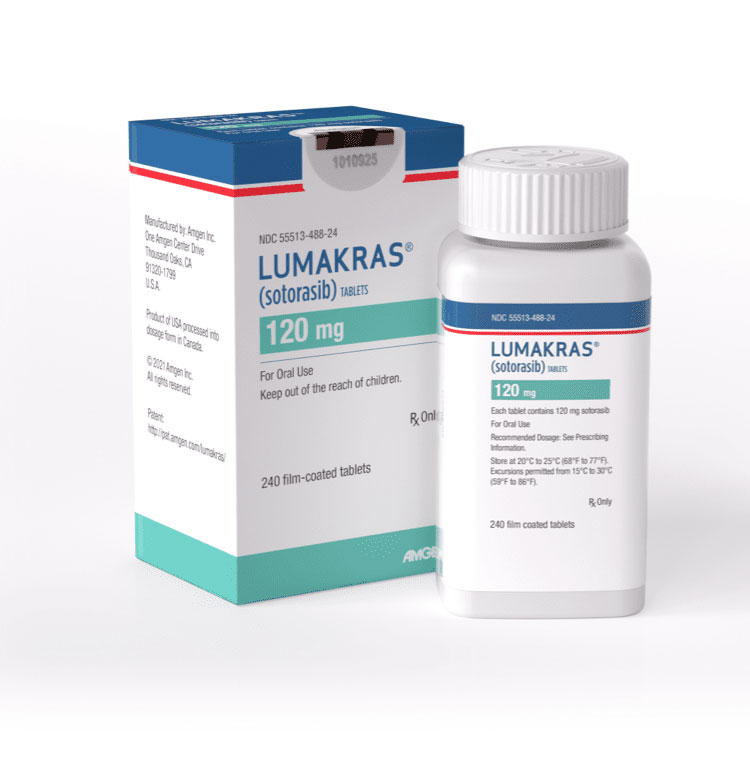 LUMAKRAS® pill bottle