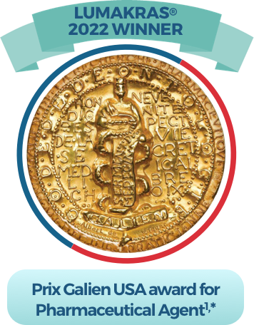 LUMAKRAS® 2022 Winner Prix Galien USA award for Pharmaceutical Agent