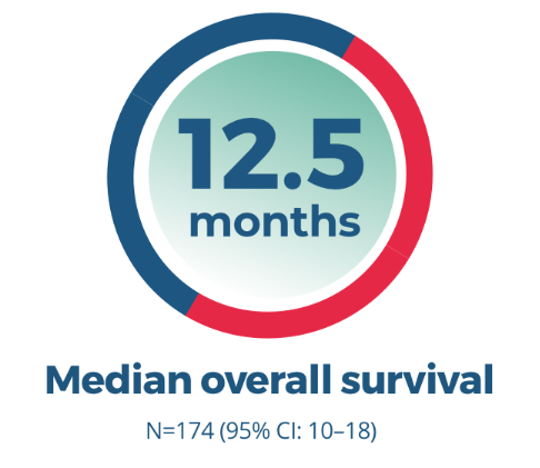 Global median overall survival