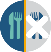 With or Without Food Icon